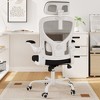 Lirago Mesh Office Chair Headrest Adjustable Lumbar Flip Up Armrests - 2 of 4