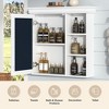 Sapphtopaz Wall Mounted Cabinet with Mirror & Shelves,Over Toilet Storage Cabine with Door & Adjustable Shelves,Wall Cabinet for Bathroom - 3 of 4