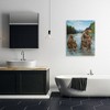 Stupell Industries Brown Grizzly Bear Family Fishing Mountain Lake Landscape Canvas Wall Art - 2 of 4