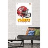 Trends International NFL Kansas City Chiefs - Drip Helmet 20 Unframed Wall Poster Prints - 2 of 4