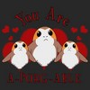 Women's Star Wars Valentine's Day You Are A-Porg-Able T-Shirt - 2 of 4