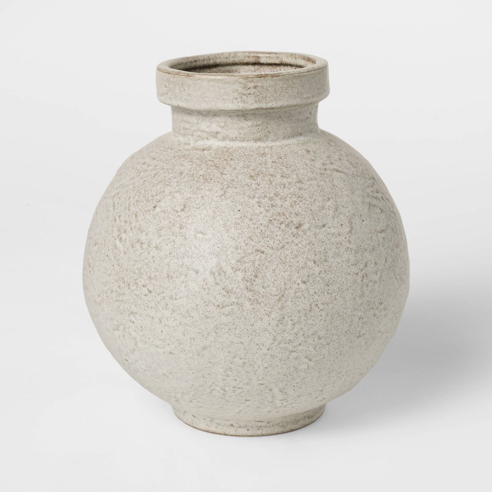 Round Textured Ceramic Vase - Threshold™ designed with Studio McGee