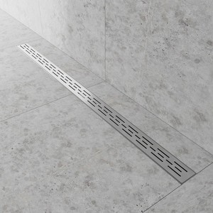 Hydroware Linear Shower Drain - C06 Brushed - 48 Inches - 1 of 4