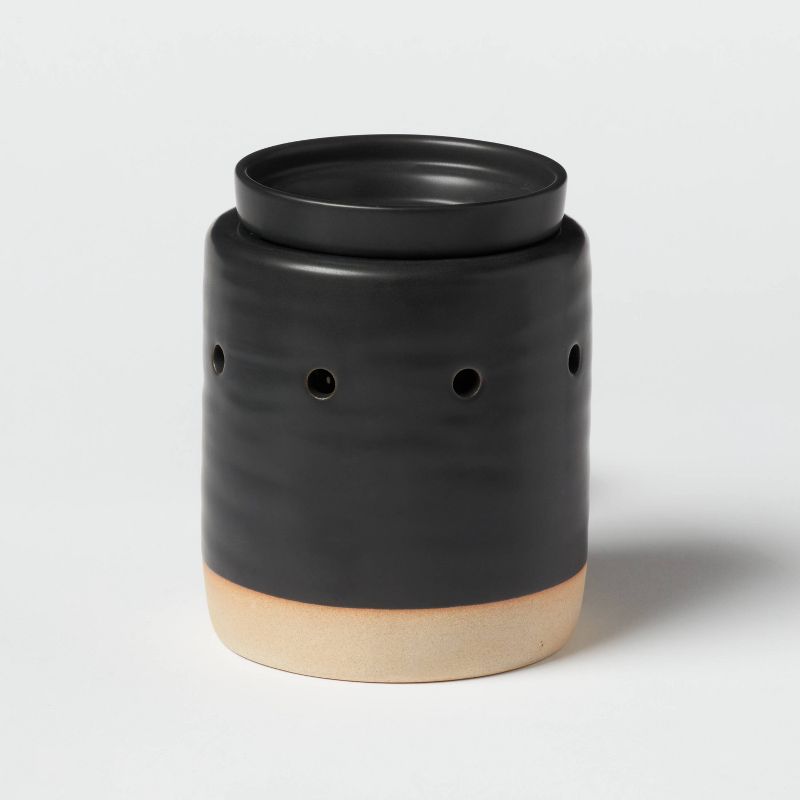 Ceramic and Clay Black Wax Warmer - Threshold&#8482;, 1 of 5