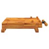 vidaXL Workbench Tabletop with Vice 20.5 in.x17.3 in.x3.7 in. Solid Wood Acacia - 3 of 4