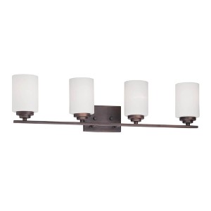 Millennium Lighting Durham 4 - Light Vanity in  Rubbed Bronze - 1 of 3