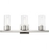 Livex Lighting Carson 3 - Light Vanity in  Brushed Nickel - 4 of 4