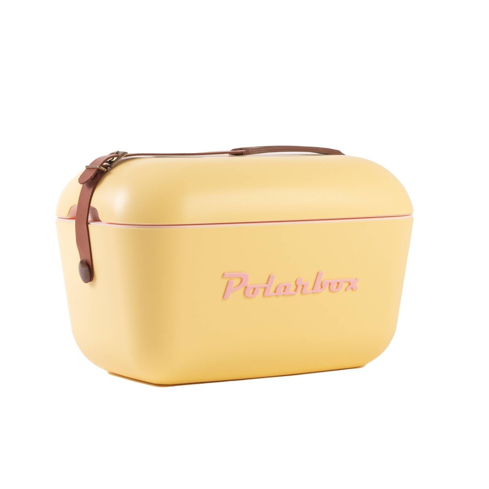 Polarbox Classic Retro 13qt Portable Cooler - Baby Rose/Yellow | Target