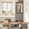 Aheaplus 24'' Freestanding Closet Organizer System with Hanging Rods and Drawers - 4 of 4