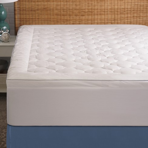 Allied Home Twin PerfectCool Thermoregulating Mattress Pad White