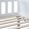NicBex Twin Size Bunk Bed Detachable Design Triple Wooden Bed Frame with 2 Ladders and Full Length Guardrail, No Box Spring Required - 4 of 4
