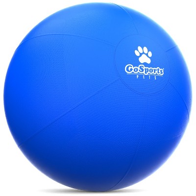GoSports Medium to Large Dog Herding Ball with Bite-Proof Cover - 25 Inch Blue