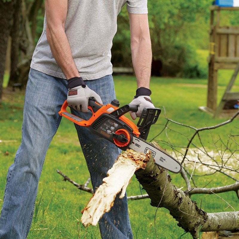 Black & Decker LCS1020 20V MAX Brushed Lithium-Ion 10 in. Cordless Chainsaw Kit (2 Ah), 4 of 13