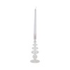 Glass Taper Candle Holder - Elegant Modern Boho Glass Candle Stand for Home, Office, Bedroom, or Living Room - 2 of 4