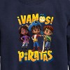 Boys' - Santiago of The Sea - Vamos Piratas Graphic Long Sleeve Fleece Sweatshirt - 2 of 4