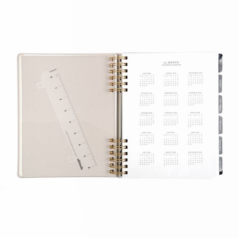 Altitude 2024-25 Weekly/Monthly Academic Planner 10&#34;x8&#34; Warm Gray, 6 of 10