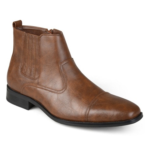 Mens wide dress discount boots