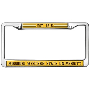 Missouri Western Sate School Logo Full Size Standard License Plate Metal Frame - 1 of 4