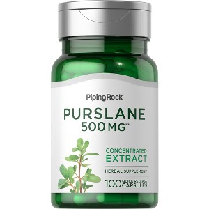 Piping Rock Purslane Supplement 500mg | 100 Capsules - 1 of 4