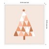 Amanti Art Pastel Christmas Tree by Orara Studio Canvas Wall Art Print Framed 22-in. W x 22-in. H. - 3 of 4