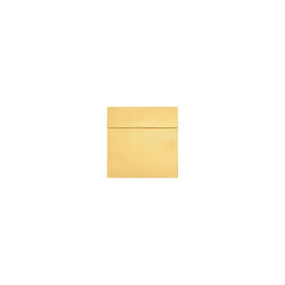 LUX 6 1/4 x 6 1/4 Square Envelopes 50/Box Gold Metallic (8530-07-50)