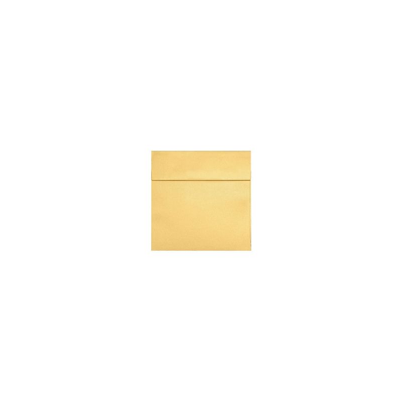 LUX 6 1/4 x 6 1/4 Square Envelopes 500/Box Gold Metallic (8530-07-500) , 1 of 2