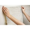 RoomMates Tweed Peel and Stick Wallpaper: Removable Vinyl, Self-Adhesive, Modern Space Dye Design, 28 Sq Ft Coverage - 2 of 4