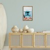 Stupell Industries Beach Shore with Flamingoes Black Framed Floater Canvas Wall Art - 2 of 4