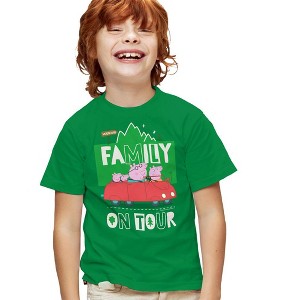 Boys' Short Sleeve Peppa Pig Family Adventure T-Shirt - 1 of 4