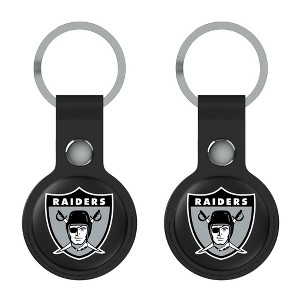 NFL AFC Historic Teams Insignia Black Airtag Holder 2-Pack - 1 of 4