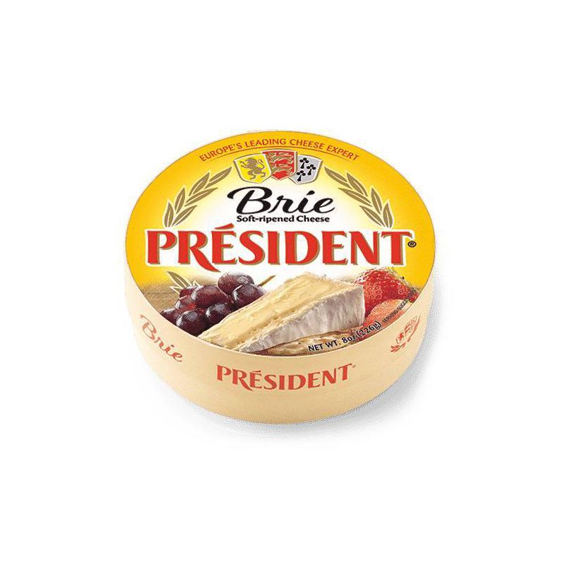 President Brie Cheese Wheel - 8oz, 1 of 6