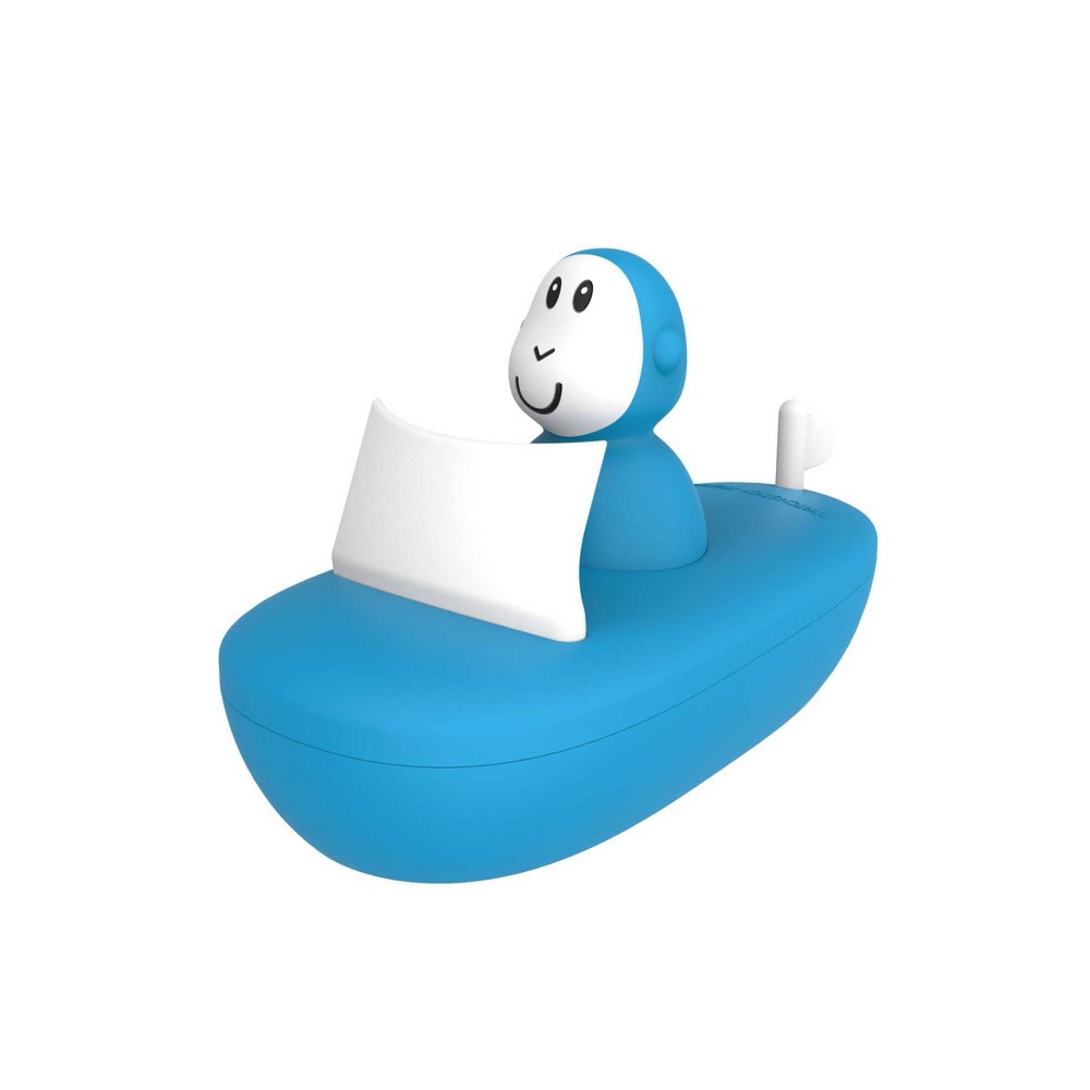 Photos - Other Toys Matchstick Monkey Baby Bath Boat Set - Blue