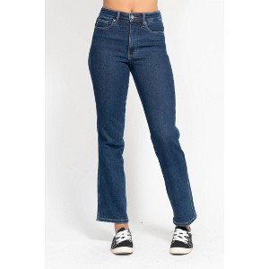 Women's Classic Tummy Control Straight Leg Jeans - Judy Blue - 1 of 4