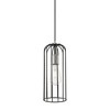 Livex Lighting Glenbrook 1 - Light Pendant in  Black/Brushed Nickel - 3 of 4