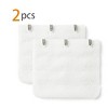 Allegra K Women's 3 Hook 3 Row Stretchy Bra Strap Extenders Hooks Bra Band - 2 of 4