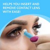 Impresa Scleral Lens Remover and Inserter Pack of 6, Ventless Contacts Removal Tool for Hard Contact Lenses & Prosthetic Eyes - 2 of 4