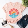 Simply Sage Market Ocean Circle Retro Short Sleeve Tee - 3 of 4