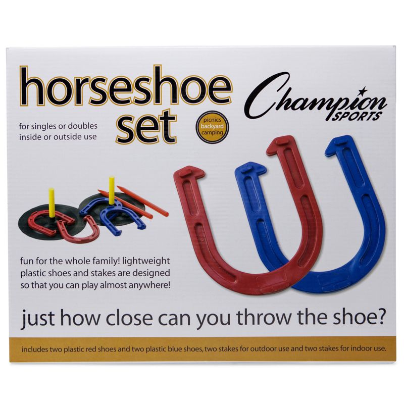 Champion Sports Rubber Horseshoe Set, 3 of 5