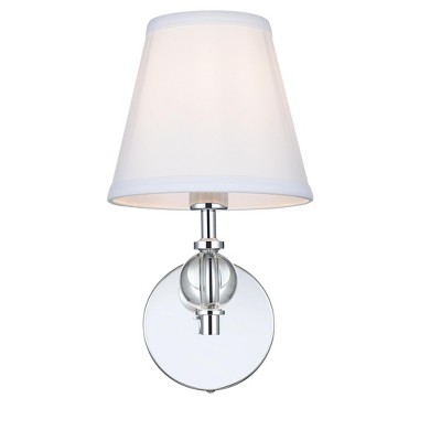 Elegant Lighting Bethany 7 inch Wall Sconce in Chrome