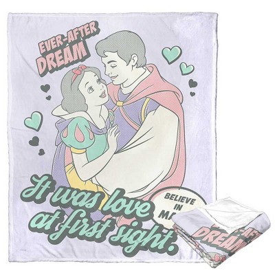 Disney Princesses Love At First Sight Silk Touch Throw Blanket 50x60 Inches