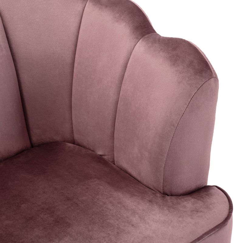 Reitz Modern Glam Velvet Channel Stitch 3 Seater Shell Sofa - Christopher Knight Home, 4 of 13