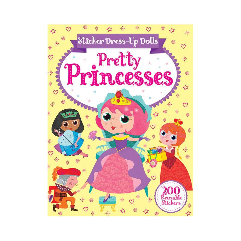 Sticker Dress-Up Dolls Pretty Princesses - (Dover Sticker Books) by  Connie Isaacs (Paperback), 1 of 2