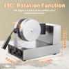 TROPOW 360° Rotating Electric Waffle Making Machine | 50-250℃ Non-Stick Flip Waffle Iron Waffle Maker Time Control Temperature Adjustable - 4 of 4