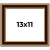 PosterPalooza | Photo Size Weathered Gold Picture Frame - UV Acrylic, Foam Board Backing, Hanging Hardware - 2 of 4