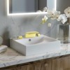 Cobbe 3-Hole Bathroom Sink Faucet for Vanity 8-Inch Widespread Faucet with Waterfall Spout Double Handle Brushed Gold - 2 of 4