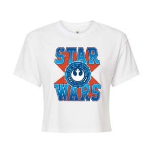 Women's - Star Wars - Americana Cropped Graphic T-Shirt - 1 of 4