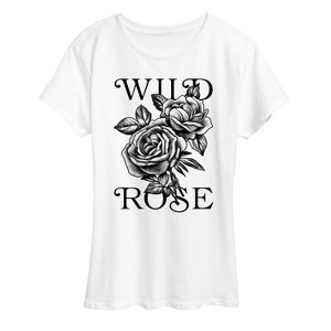 Women's - Instant Message - Wild Rose Short Sleeve Graphic T-Shirt - 1 of 4