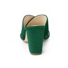 Allegra K Women's Opened Toe Crisscross Strap Block Heel Slide Sandals - 3 of 4
