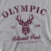 Men's Olympic National Park Roosevelt Elk Icon Crewneck Sweatshirt - 2 of 4