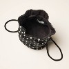 Beaded Polka Dot Drawstring Bucket Bag - kate spade new york x Target Black/White - 3 of 4